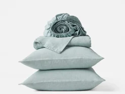 Hot Coyuchi Organic Relaxed Linen Sheet Set
