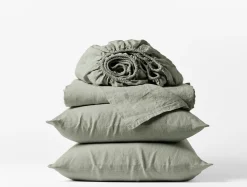 Best Coyuchi Organic Relaxed Linen Sheet Set