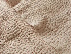 Outlet Coyuchi Pebbled Handstitched Organic Quilt