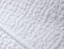 Discount Coyuchi Pebbled Handstitched Organic Sham