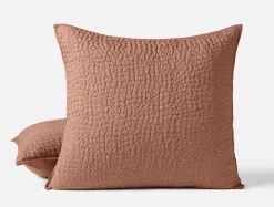 Discount Coyuchi Pebbled Handstitched Organic Sham