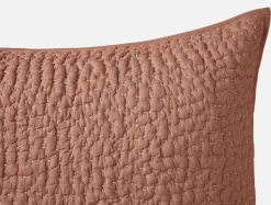 Discount Coyuchi Pebbled Handstitched Organic Sham