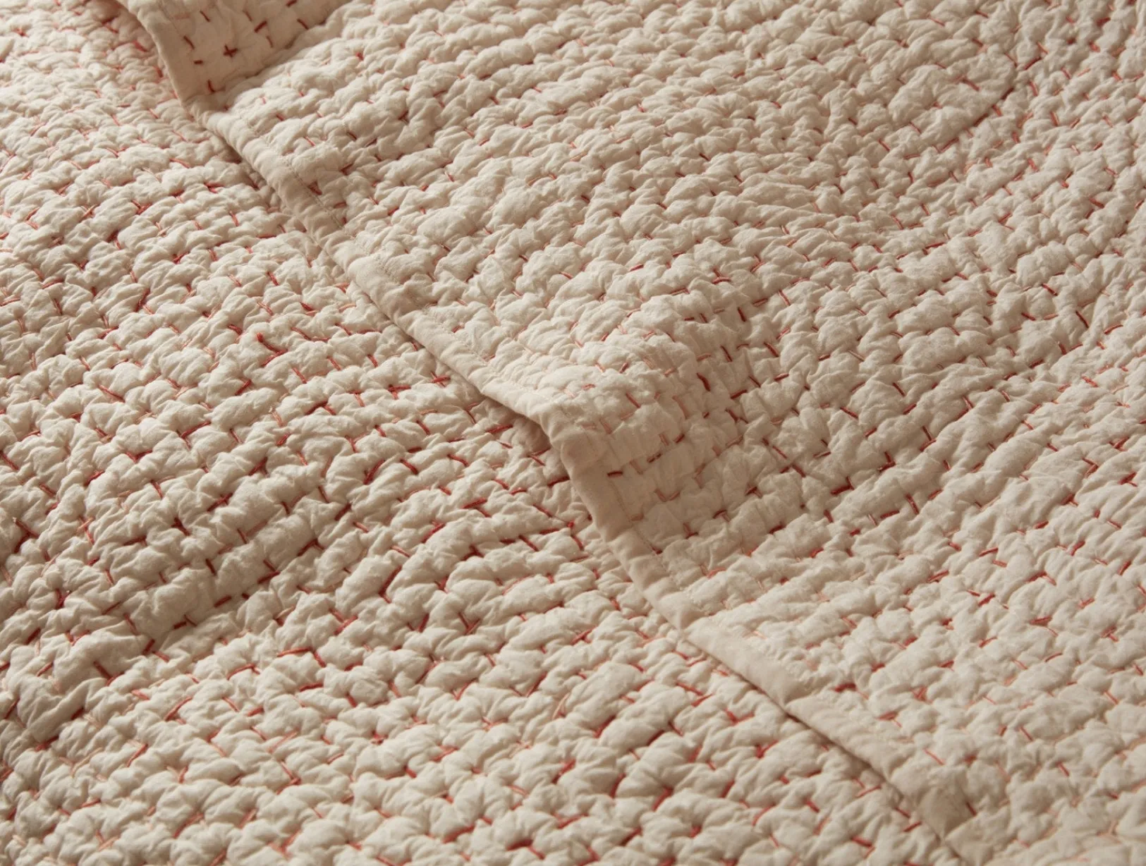 Sale Coyuchi Pebbled Handstitched Quilt Set