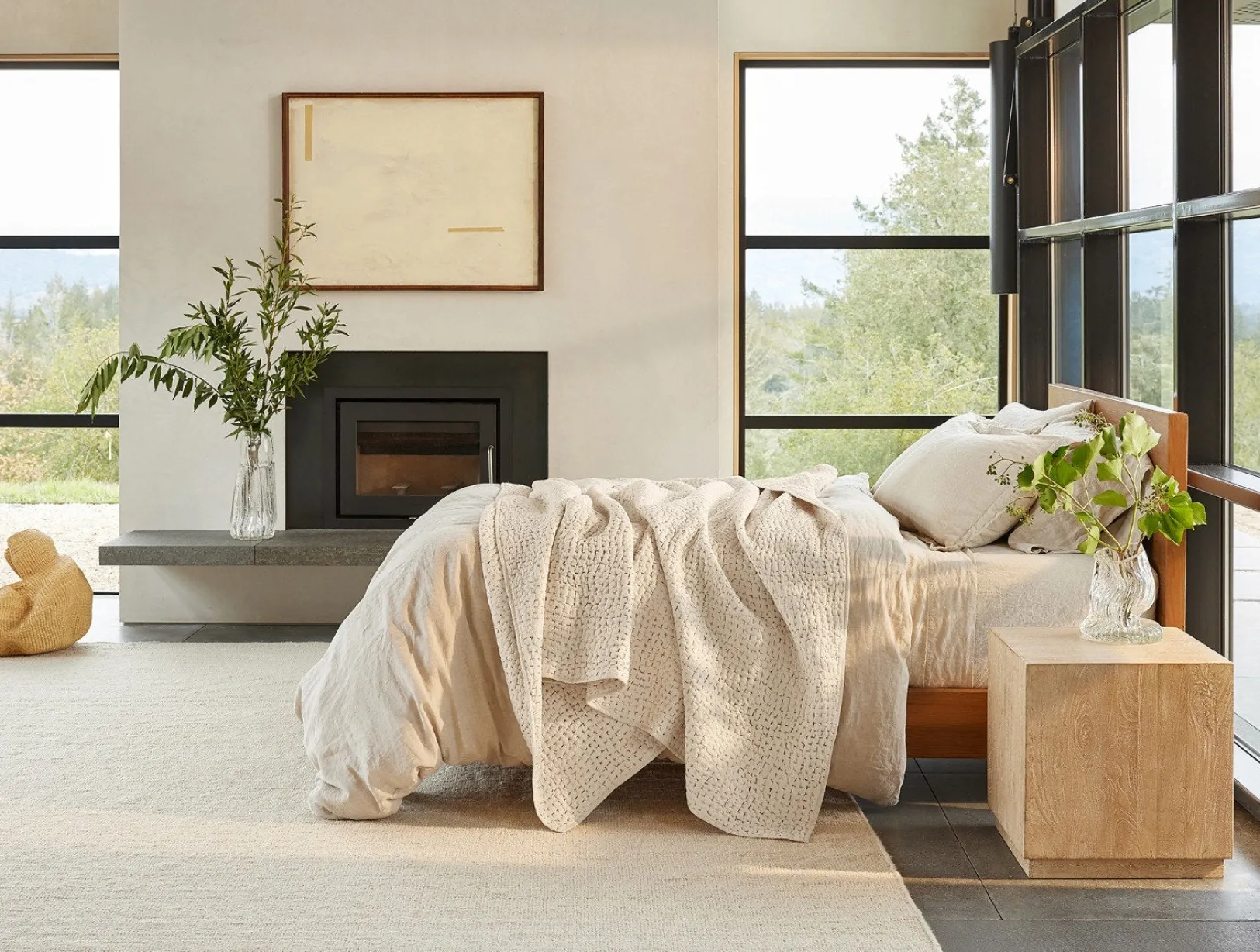Sale Coyuchi Pebbled Handstitched Quilt Set