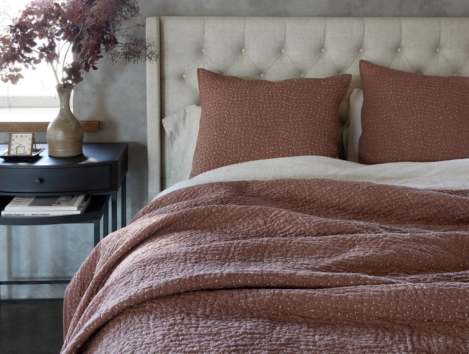 Sale Coyuchi Pebbled Handstitched Quilt Set