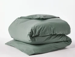 Clearance Coyuchi Refined Organic Percale Duvet Cover