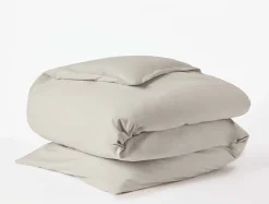 Clearance Coyuchi Refined Organic Percale Duvet Set