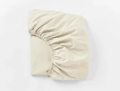 Outlet Coyuchi Refined Organic Percale Fitted Sheet