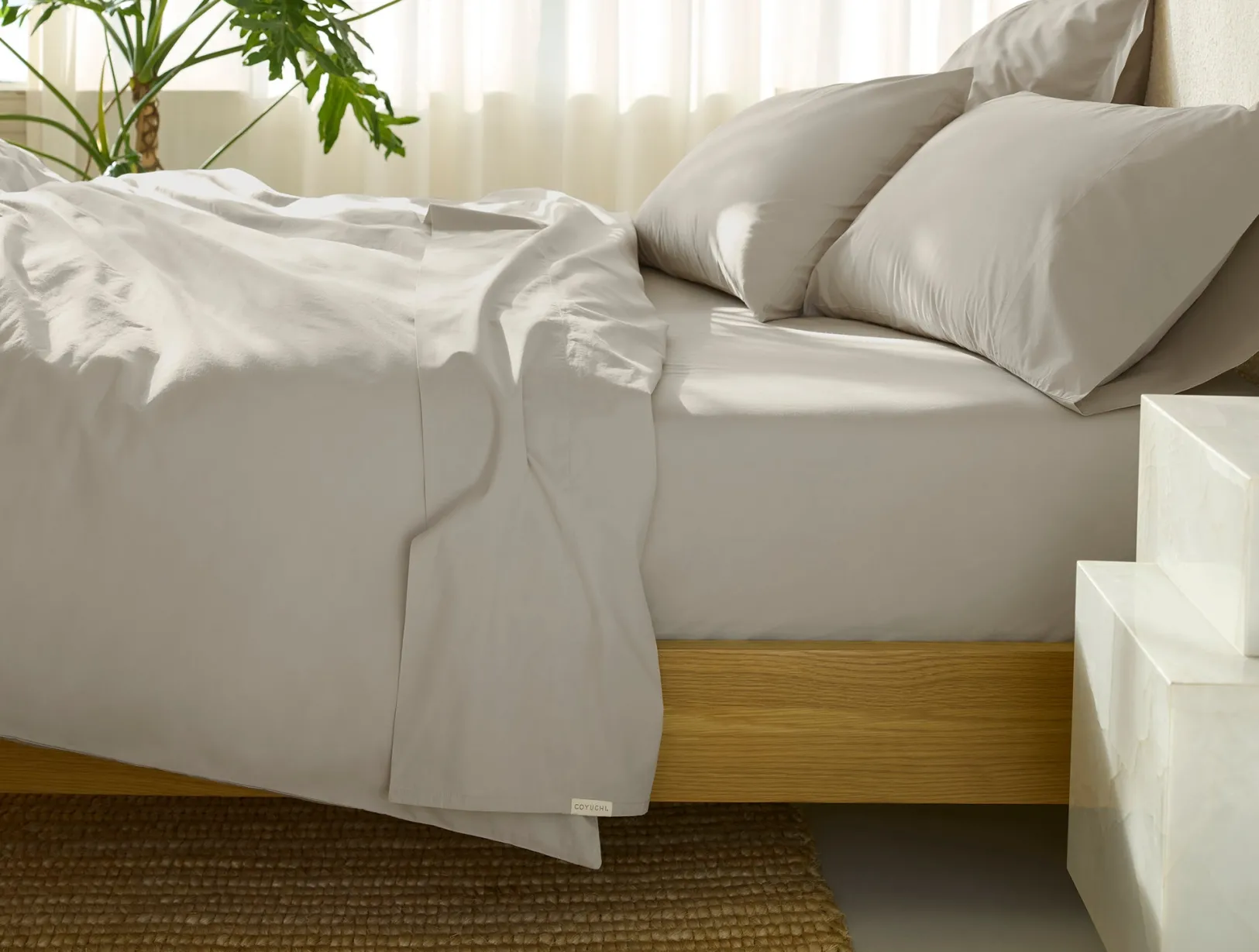 Online Coyuchi Refined Organic Percale Sheet Set