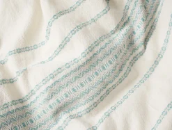 Discount Coyuchi Rippled Stripe Organic Duvet Set