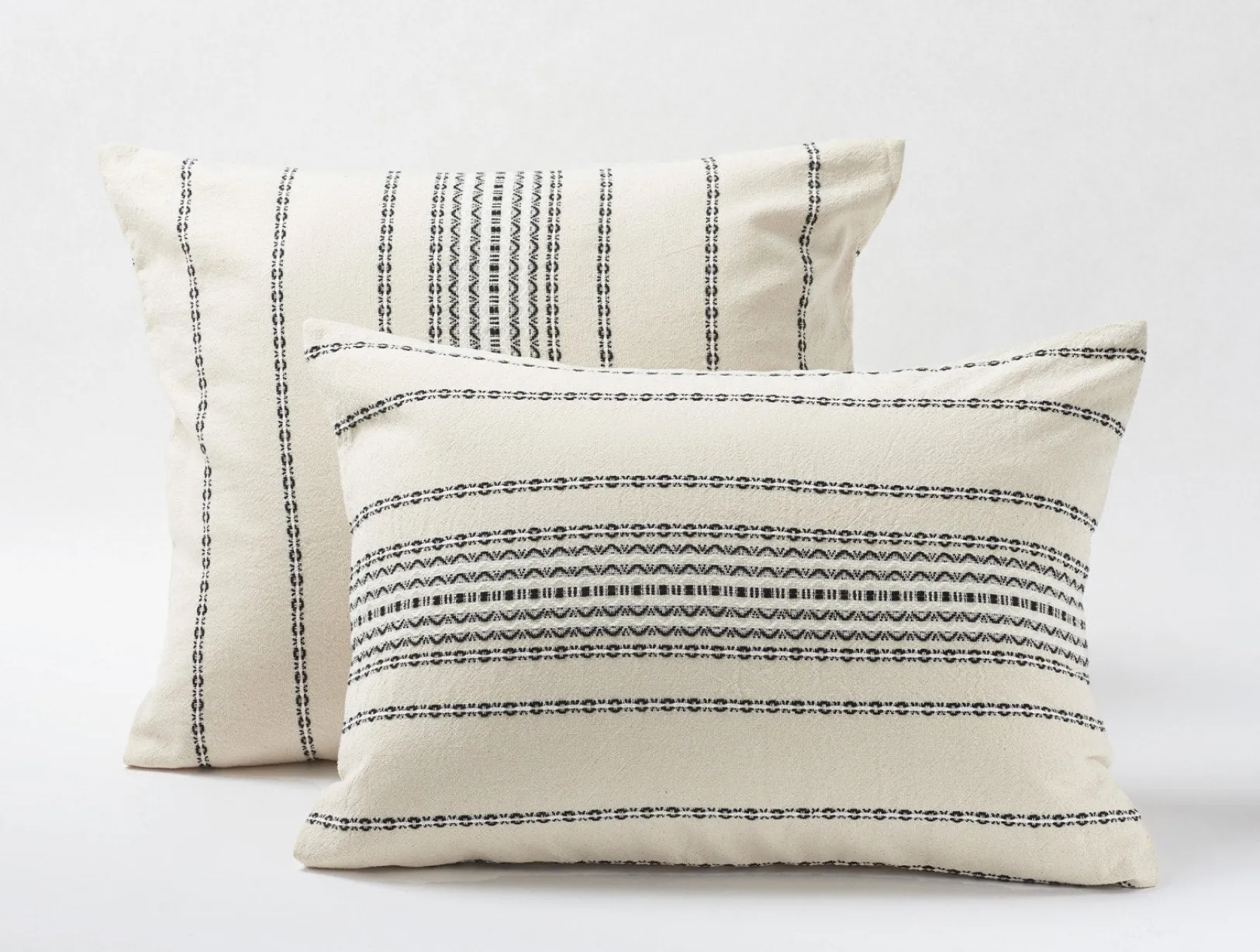 Hot Coyuchi Rippled Stripe Organic Sham