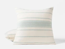 Hot Coyuchi Rippled Stripe Organic Sham
