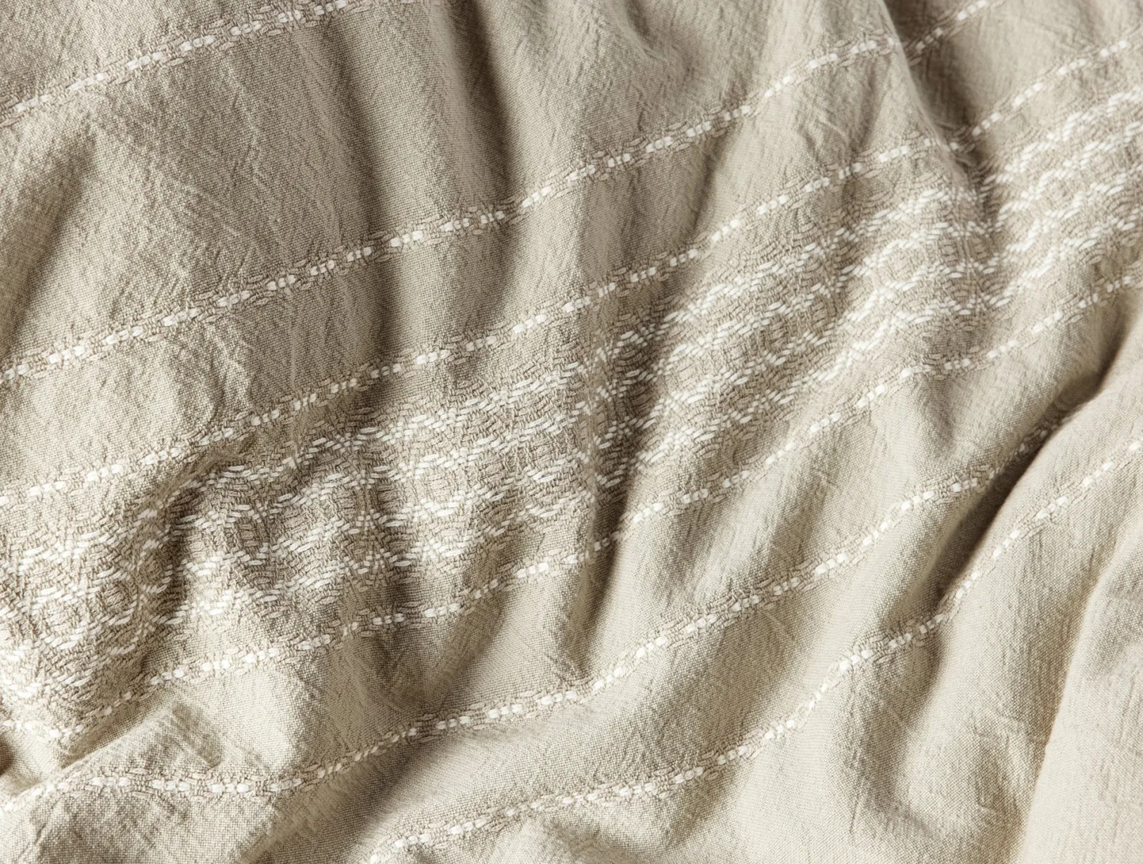 Clearance Coyuchi Rippled Stripe Organic Shams