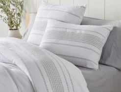 Clearance Coyuchi Rippled Stripe Organic Shams