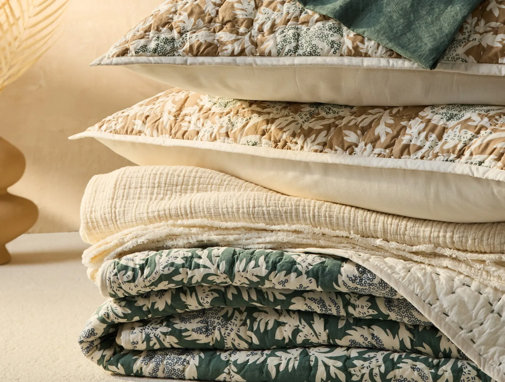 Best Coyuchi Robles Handstitched Organic Quilt