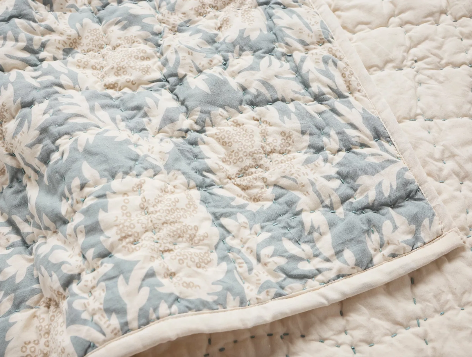 Best Coyuchi Robles Handstitched Organic Quilt