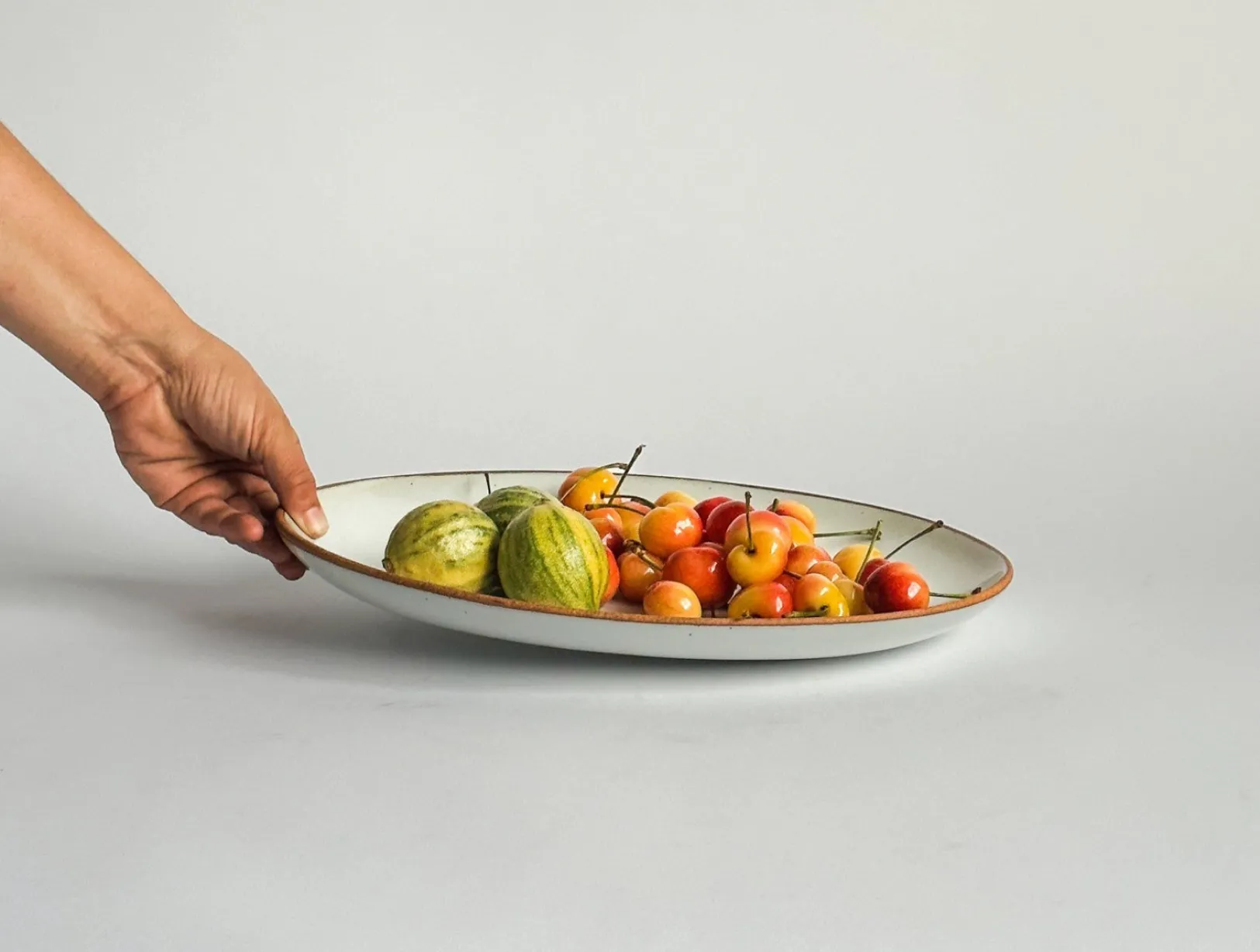 Clearance Coyuchi Sarah Kersten Studio Oval Serving Platter