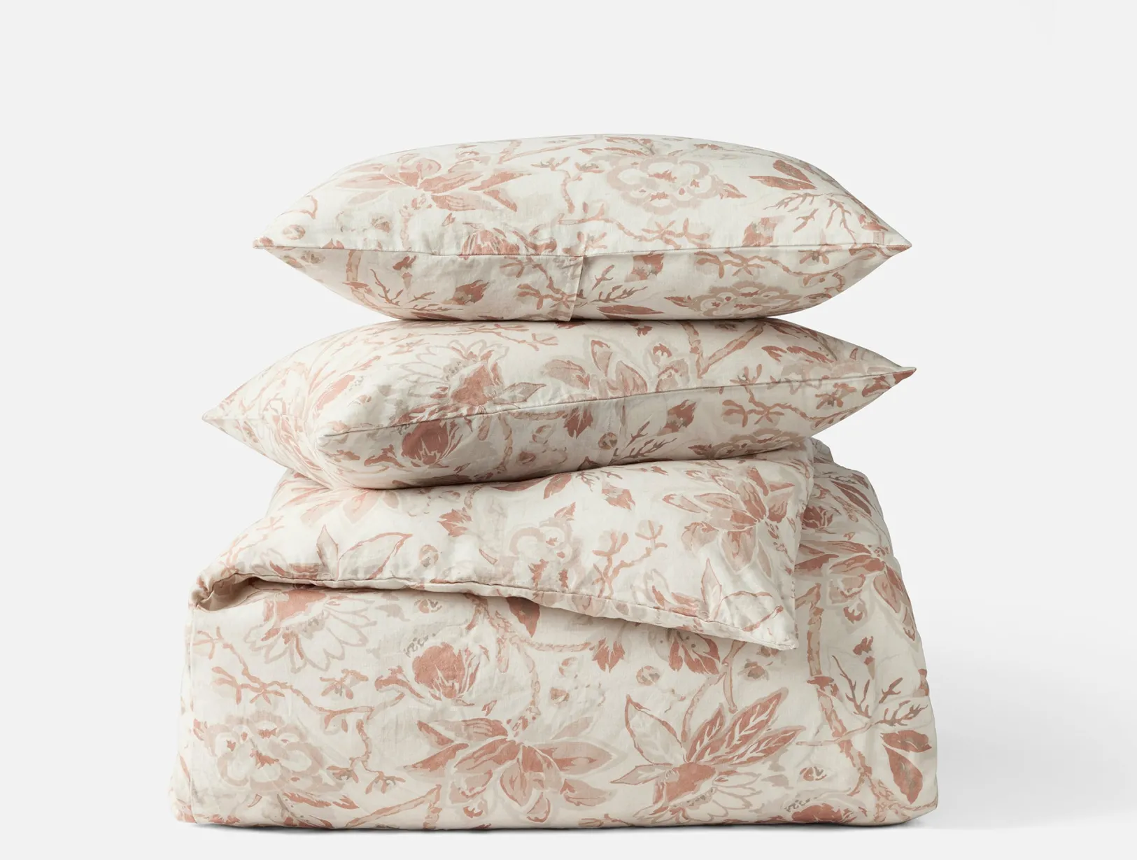 Outlet Coyuchi Sea Bloom Print Duvet Set