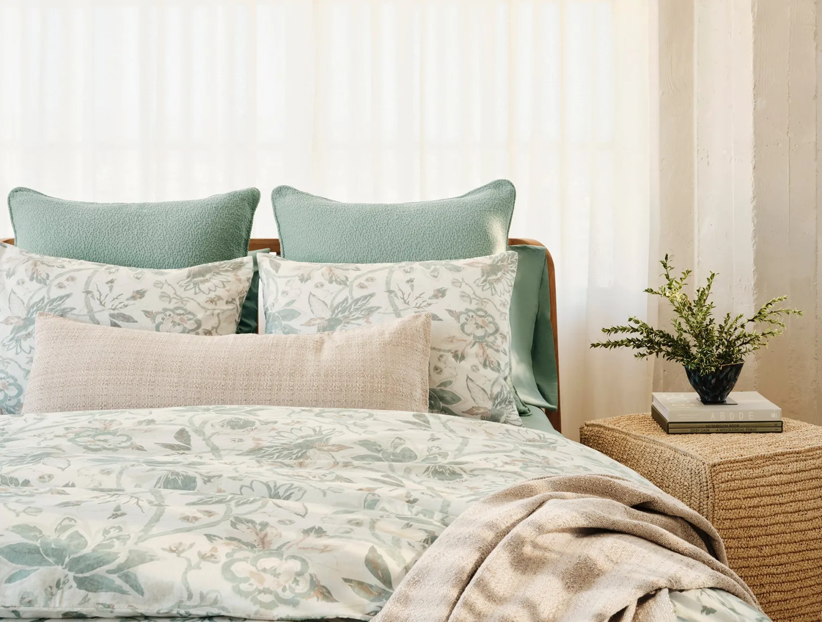 Sale Coyuchi Sea Bloom Print Sham