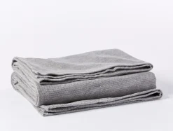Online Coyuchi Sequoia Washable Organic Cotton and Wool Throw
