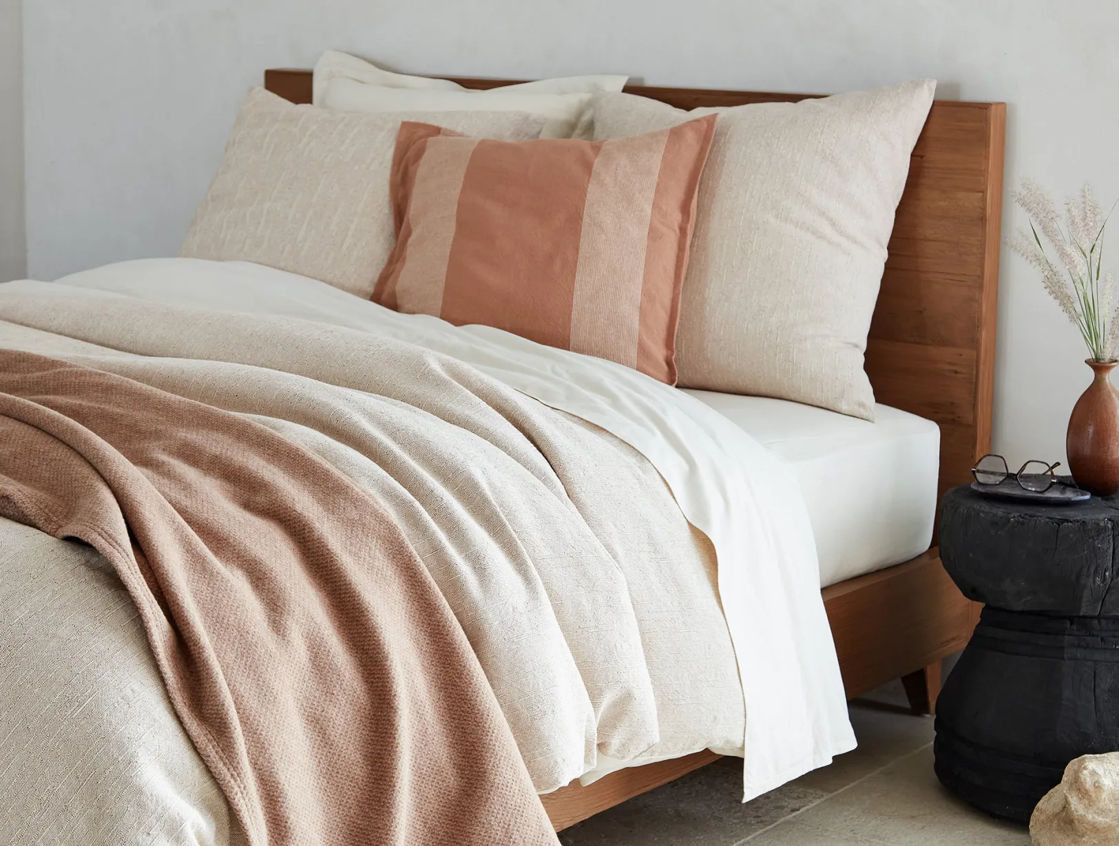 Sale Coyuchi Sequoia Washable Organic Cotton and Wool Blanket