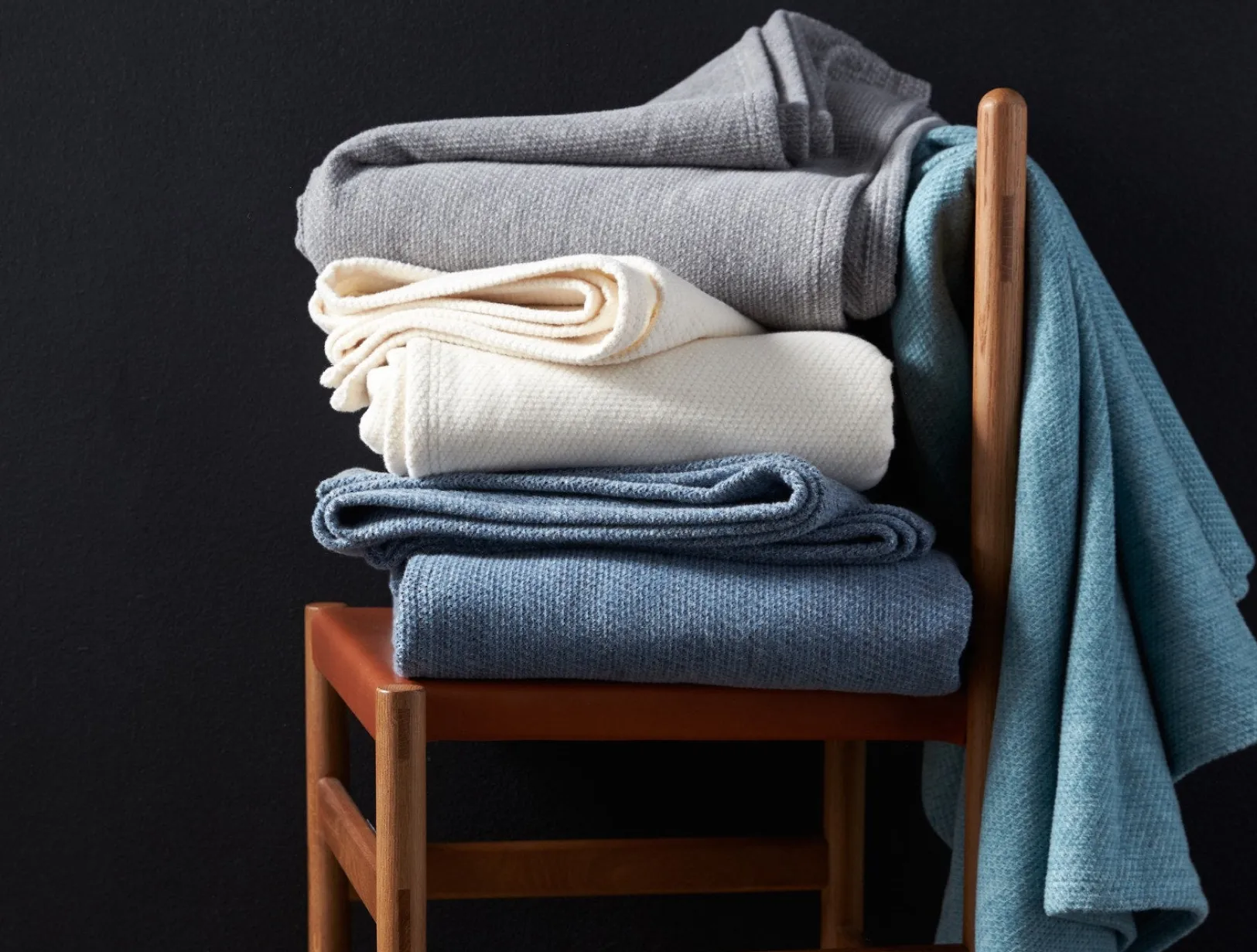 Sale Coyuchi Sequoia Washable Organic Cotton and Wool Blanket