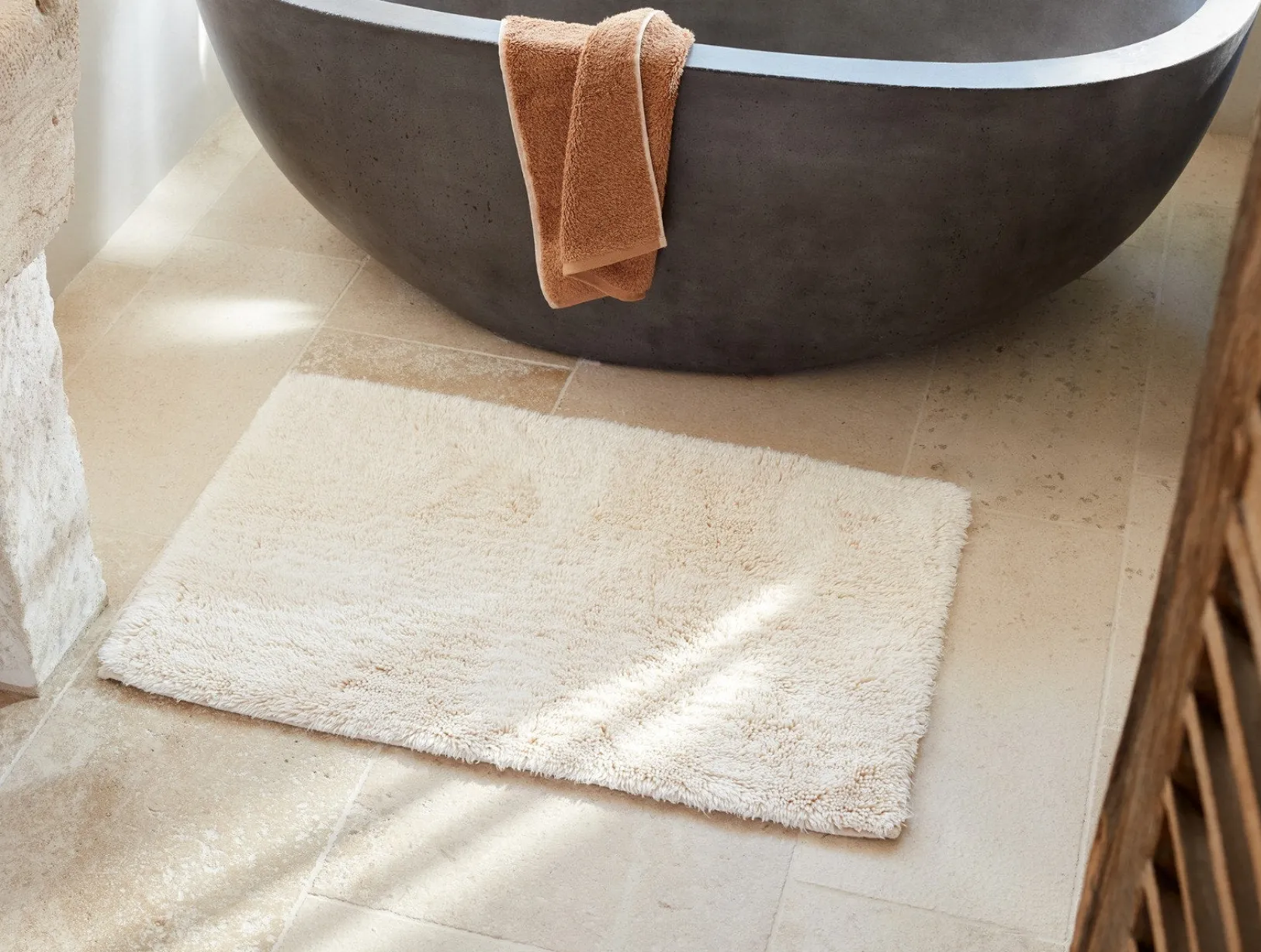 Fashion Coyuchi Shag Organic Bath Rug