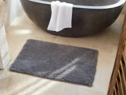 Hot Coyuchi Shag Organic Bath Rug Slate
