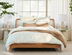 New Coyuchi Solana Organic Print Duvet Cover