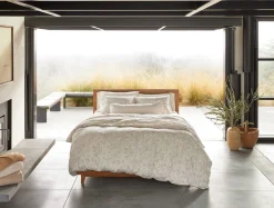 New Coyuchi Solana Organic Print Duvet Cover
