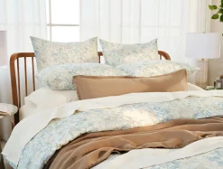 New Coyuchi Solana Organic Print Duvet Cover