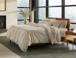 New Coyuchi Solana Organic Print Duvet Cover