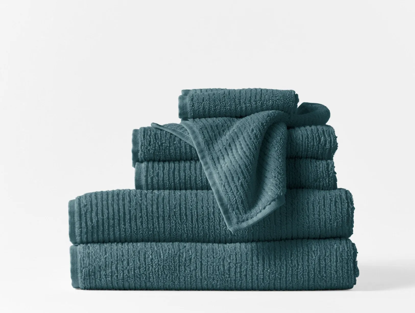 Discount Coyuchi Temescal Organic Towels Deep Ocean