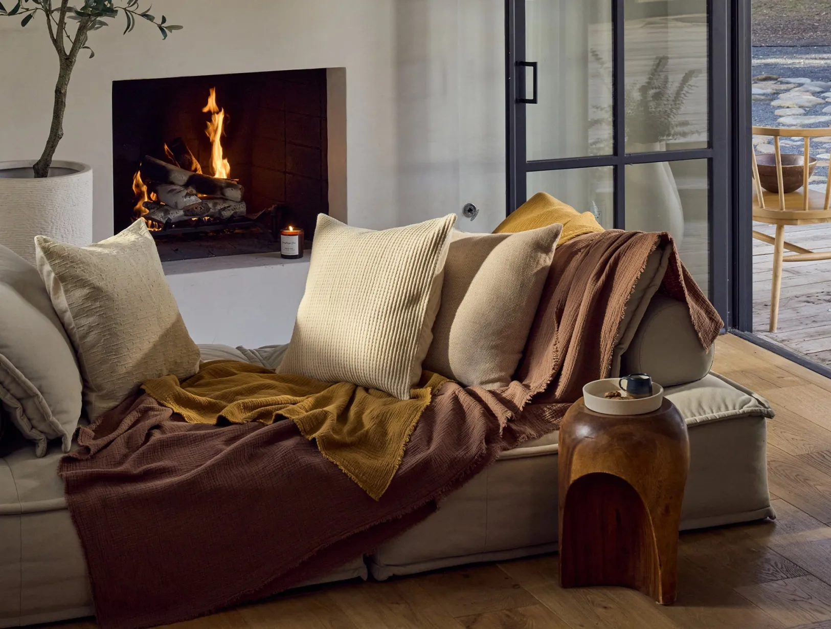 Clearance Coyuchi Topanga Organic Matelasse Throw