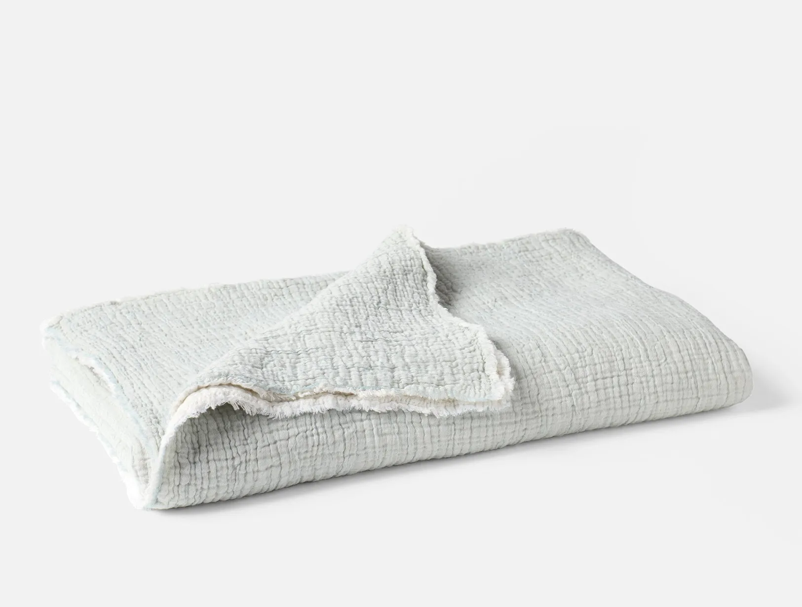 Clearance Coyuchi Topanga Organic Matelasse Throw