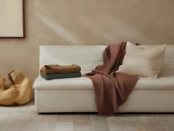 Clearance Coyuchi Topanga Organic Matelasse Throw