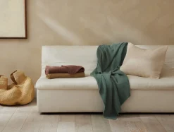 Clearance Coyuchi Topanga Organic Matelasse Throw