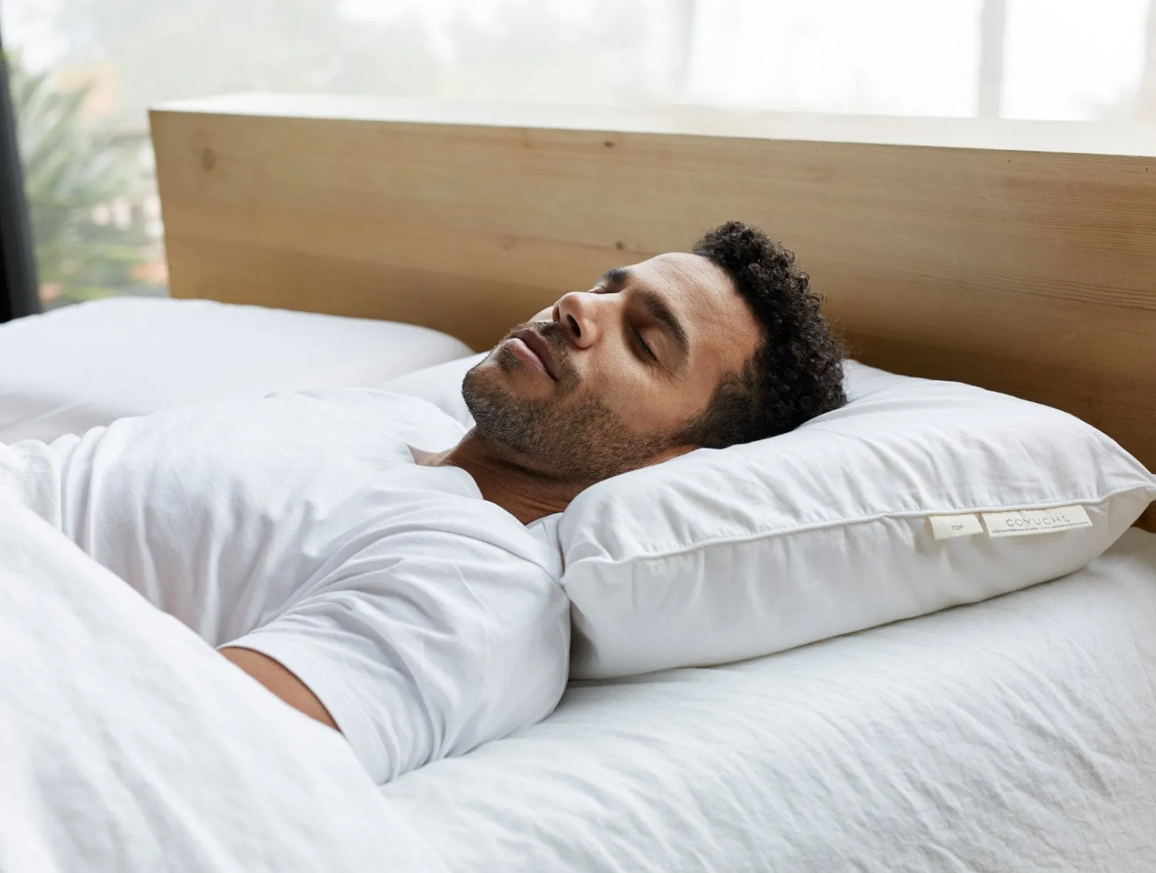 Outlet Coyuchi Turiya™ Organic Latex Pillow Alpine White