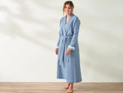 Hot Coyuchi Unisex Mediterranean Organic Modern Robe