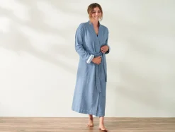 Hot Coyuchi Unisex Mediterranean Organic Modern Robe