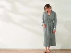 Hot Coyuchi Unisex Mediterranean Organic Modern Robe