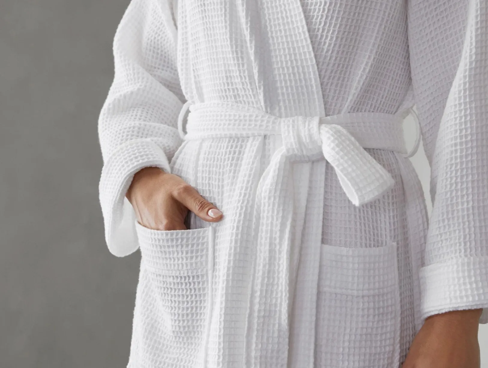 Best Coyuchi Unisex Organic Waffle Robe