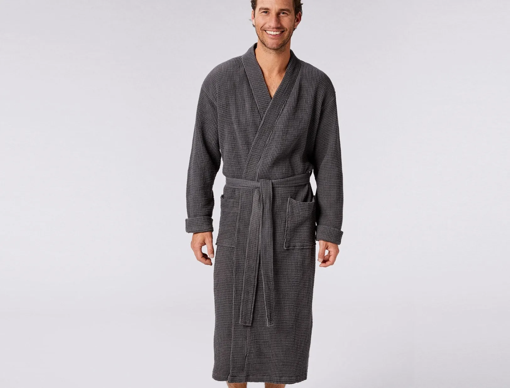 Best Coyuchi Unisex Organic Waffle Robe