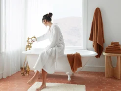 Best Coyuchi Unisex Organic Waffle Robe