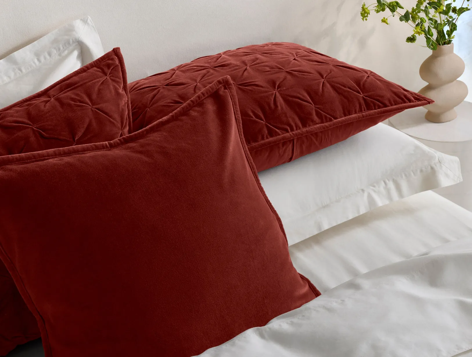 Discount Coyuchi Velvet Organic Pillow Cover