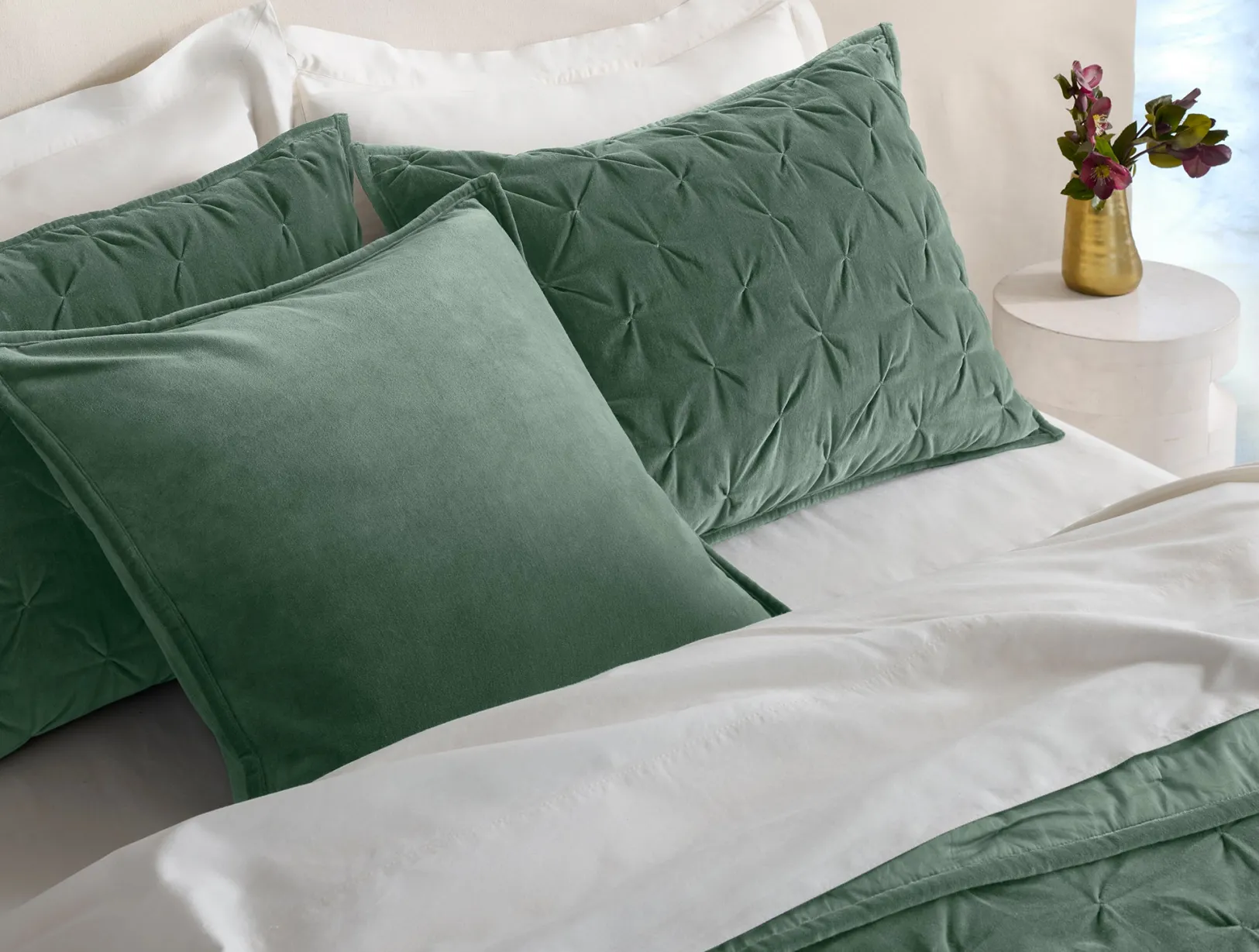 Discount Coyuchi Velvet Organic Pillow Cover