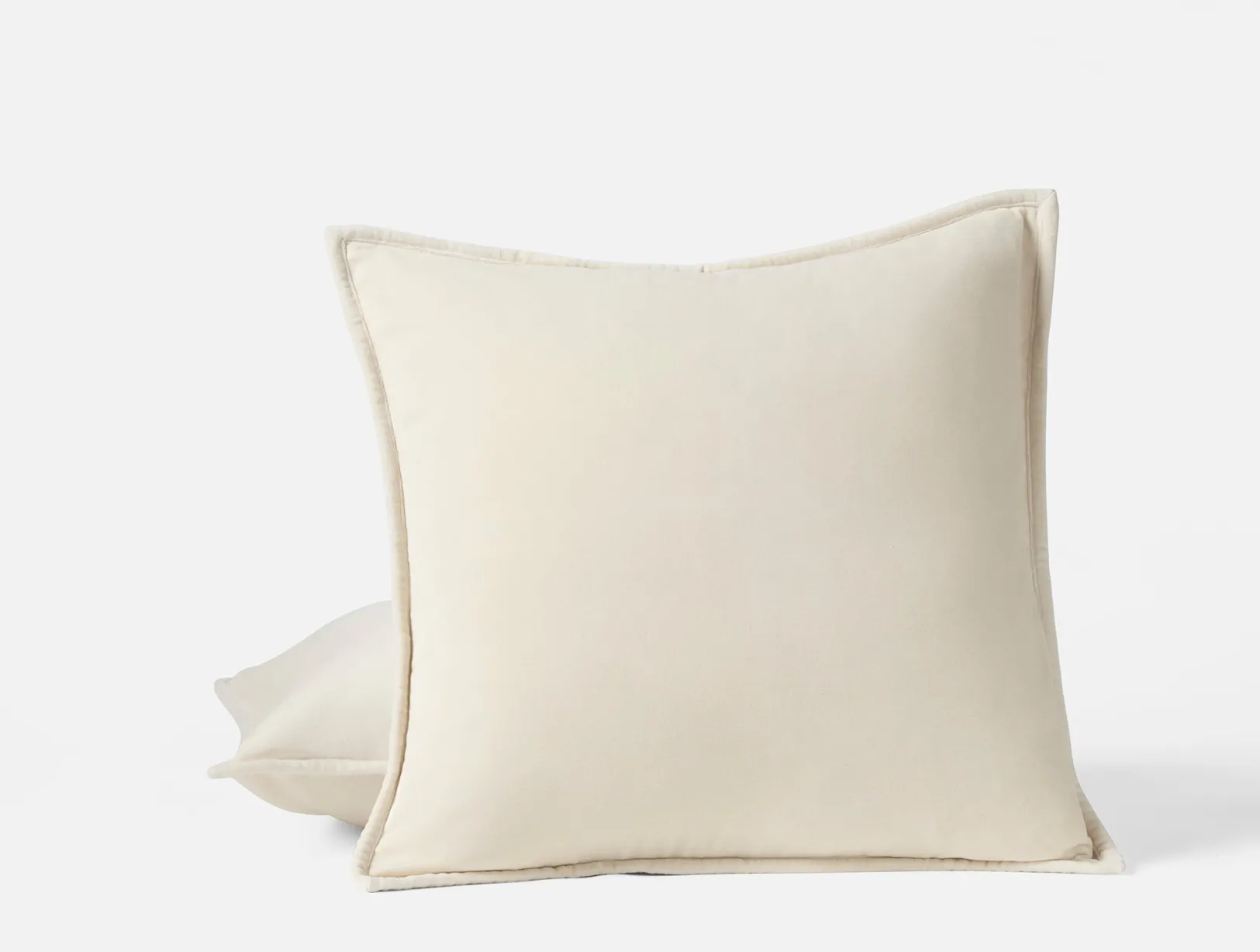 New Coyuchi Velvet Organic Pillow Cover Undyed