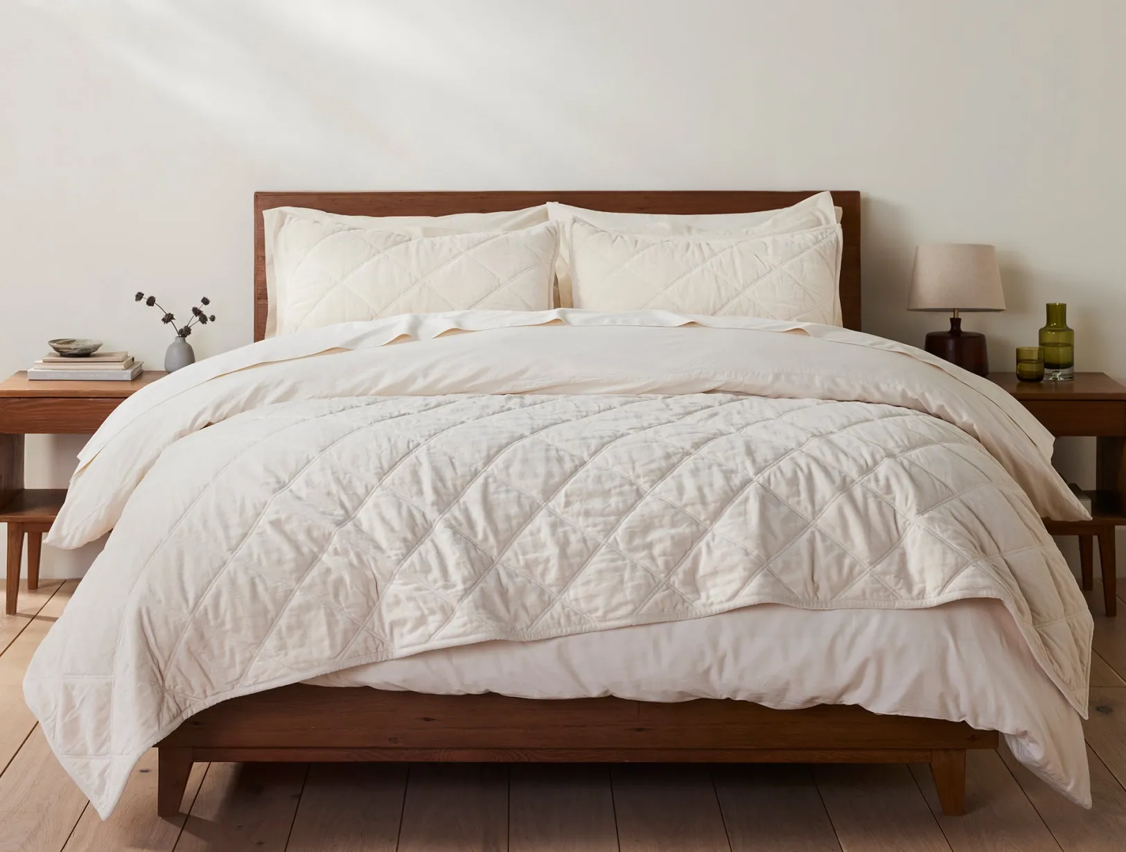 Online Coyuchi Velvet Organic Quilt Undyed