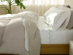 Clearance Coyuchi Vista Embroidered Organic Pillowcases