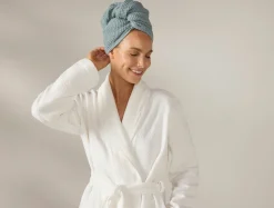 Online Coyuchi Waffle Organic Hair Wrap